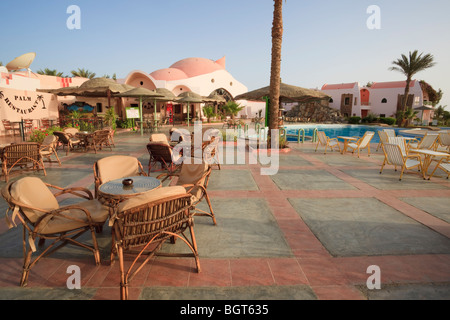 Willkommen Hauptgebiet im Urlaubsort. Ägypten, Rotes Meer, Marsa Alam Stockfoto