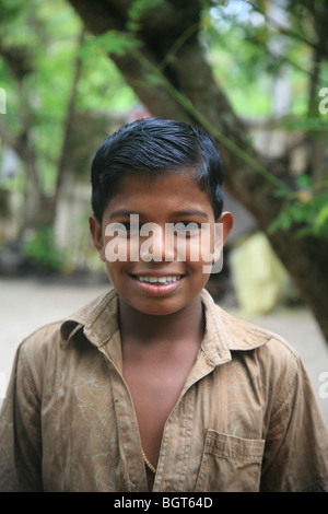 Junge Teenager, Kerala Indien Stockfoto