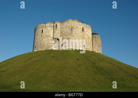 Cliffords Turm, York, England, UK Stockfoto