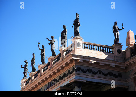 Teatro Juarez Theater Guanajuato Mexiko Stockfoto