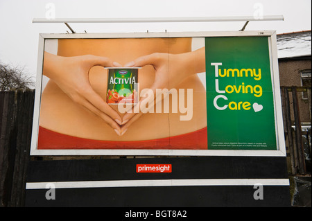 Primesight Plakat Website für ACTIVA in Newport South Wales UK Stockfoto