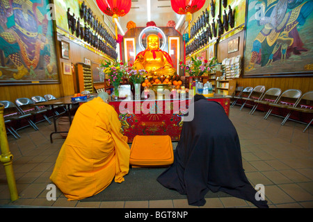 American Society of Buddhist Studies buddhistischer Tempel in Chinatown, Manhattan, New York City Stockfoto