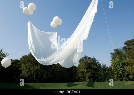 in Richtung Paradies, Arsenale Gärten, Biennale in Venedig 2008, Erleuchtung Raum Stockfoto