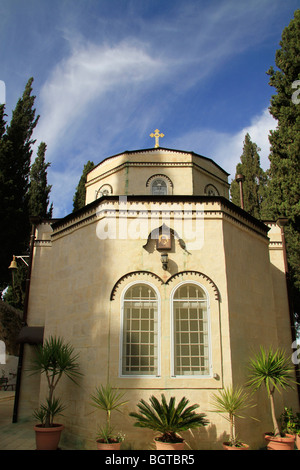 Israel, Jerusalem, russische orthodoxe Muttergottes von Kazan Kirche in Ein Karem Stockfoto