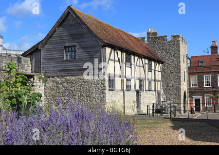 Southampton, Tudor Händler Halle Stockfoto