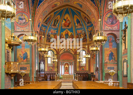 SAINT CAPRAIS KATHEDRALE, AGEN Stockfoto