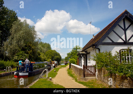 Grand Union Canal, in der Nähe von Berkhamsted. Stockfoto