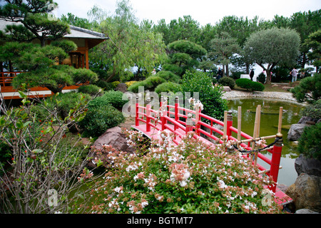 Jardin Japonais, die japanischen Gärten in Monte Carlo, Monaco. Stockfoto