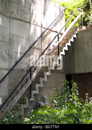 SARABHAI HOUSE, AHMEDABAD, INDIEN, LE CORBUSIER Stockfoto