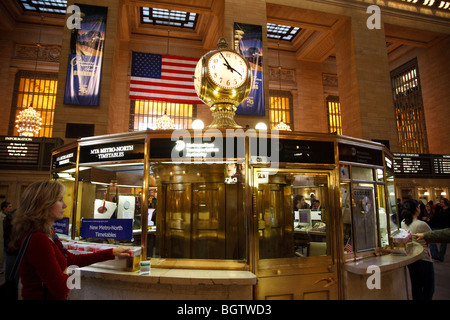 Der Infostand am Grand Central Terminal in New York City, USA Stockfoto