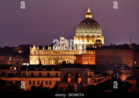 St. Peter Basilika, Vatikan-Palast, Rom, Latium, Italien, Europa Stockfoto