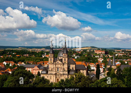 Blick von der hohen Dom und die Michaelskirche Kirche, Fulda, Deutschland, Europa Stockfoto