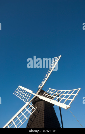 Eine Windmühle bei Wicken Fen Nature Reserve, Cambridgeshire Stockfoto