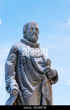 Alexander Henderson, ein Covenanter. 1583-1646. Statue in Tal Friedhof, Stadt Stirling, Schottland, Großbritannien. Stockfoto