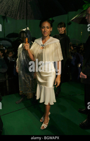 US-amerikanische Schauspielerin Jada Pinkett Smith bei der Weltpremiere des Films Matrix Revolutions in Tokio, Japan, 05.11.. 2003. Stockfoto