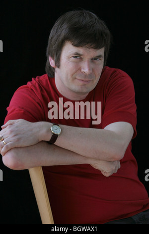 Ian Rankin, schottischer Autor, Schriftsteller, Romancier, Schöpfer der Inspector Rebus Polizei Charakter. Edinburgh Buch-Festival. Stockfoto