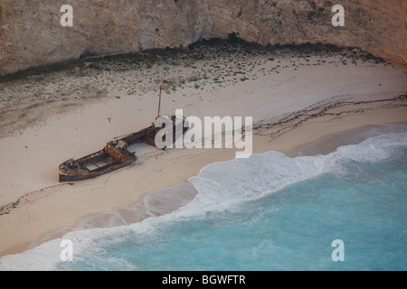 Schiff Panagiótis am Schiff Wrack Strand Stockfoto