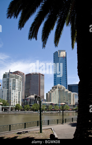 Eureka Tower in Melbourne, Victoria, Australien. Stockfoto