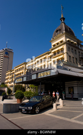 Grand Hotel Victoria Jungfrau teuer exklusives Hotel in Interlaken-Schweiz-Europa Stockfoto