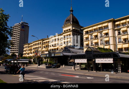 Grand Hotel Victoria Jungfrau teuer exklusives Hotel in Interlaken-Schweiz-Europa Stockfoto