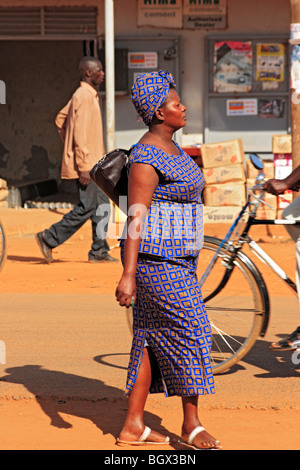 Straßenszene, Kimbala, Uganda, Ostafrika Stockfoto