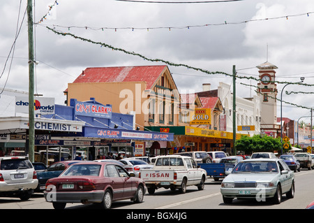 Main Street in der Innenstadt von Stanthorpe, Queensland Stockfoto