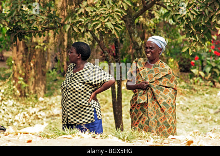 Straßenszene, Kimbala, Uganda, Ostafrika Stockfoto