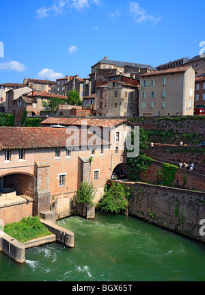 Der Fluss Tarn, Albi, Frankreich Stockfoto