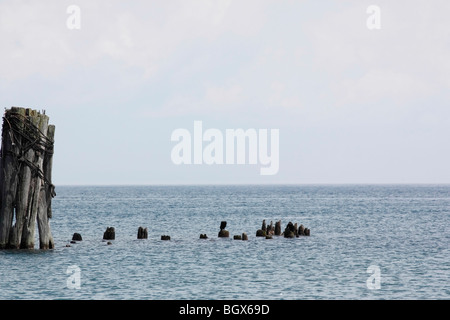 Lake Huron in Michigan in den USA USA USA Great Lakes Wasserlandschaft Natur Niemand von oben Blick von oben niemand Hi-res Stockfoto