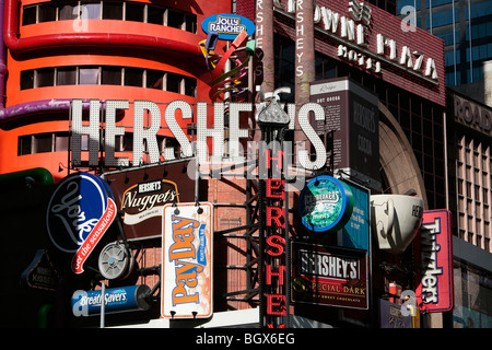 Hershey's Store am Times Square New York Stockfoto