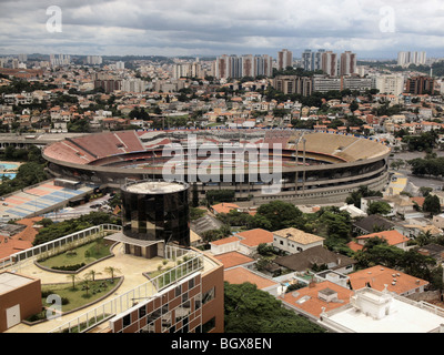 Morumbi-Stadion in der Stadt Sao Paulo in Brasilien, einer von denen, die für die WM 2014 verwendet werden Stockfoto