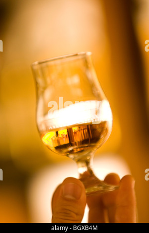 Suntory Yamazaki Whisky im Glas Stockfoto