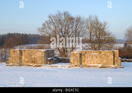 Limetten-Tür bei Rainau-Dalkingen Stockfoto