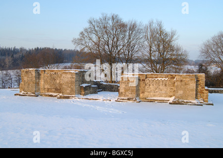 Limetten-Tür bei Rainau-Dalkingen Stockfoto