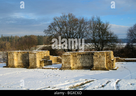 Limetten-Tür bei Rainau-Dalkingen Stockfoto