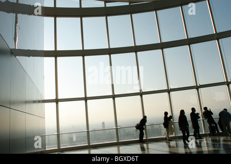 Blick auf Tokio von der 52. Etage Tokio Himmelsblick Aussichtsplattform innerhalb der Mori Tower, Roppongi Hills in Tokio, Japan. Stockfoto