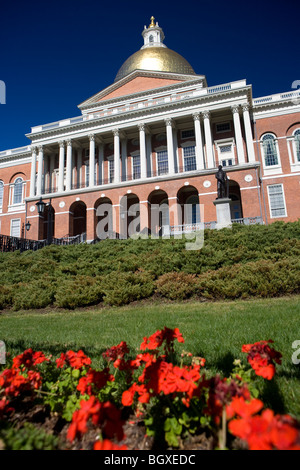 Massachusetts State House, Boston, Massachusetts, Vereinigte Staaten Stockfoto