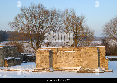 Limetten-Tür bei Rainau-Dalkingen Stockfoto