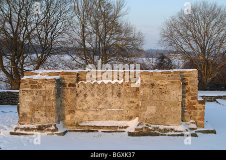 Limetten-Tür bei Rainau-Dalkingen Stockfoto