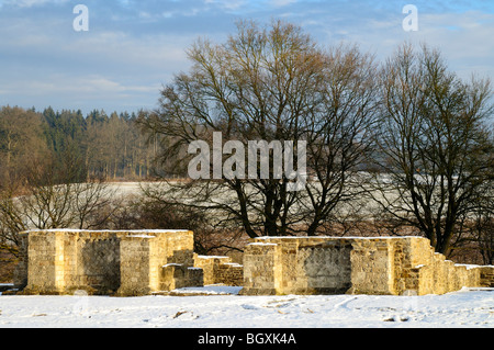 Limetten-Tür bei Rainau-Dalkingen Stockfoto