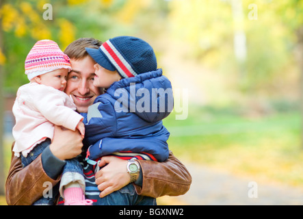 Familie Herbst Stockfoto