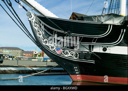 USS Constitution ist das älteste beauftragte Kriegsschiff flott in der Welt. Stockfoto