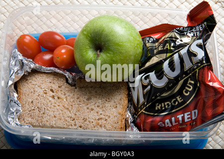 Lunchpaket-Box Stockfoto