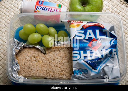 Lunchpaket-Box Stockfoto