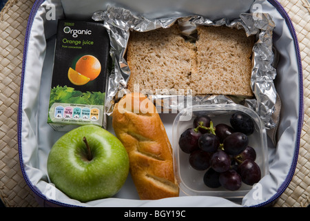 Lunchpaket-Box Stockfoto