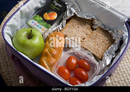 Lunchpaket-Box Stockfoto