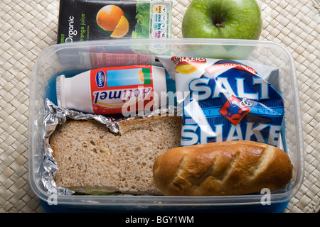 Lunchpaket-Box Stockfoto