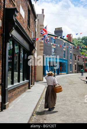 Blists Hill Museum, Teil der Ironbridge Gorge Museen. Telford, Shropshire. Stockfoto