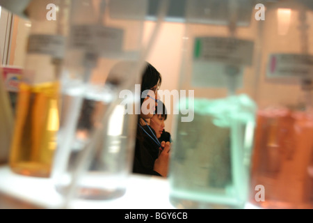 "Wing-Oxy-Bar", ein Ort, wo Ihr Atem Aroma überweist, duftende Sauerstoff in Shibuya in Tokio, Japan Stockfoto