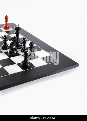 Schachfiguren Stockfoto